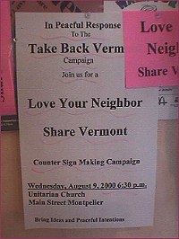 [love thy neighbor share vermont]