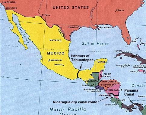 Map: North and Central America