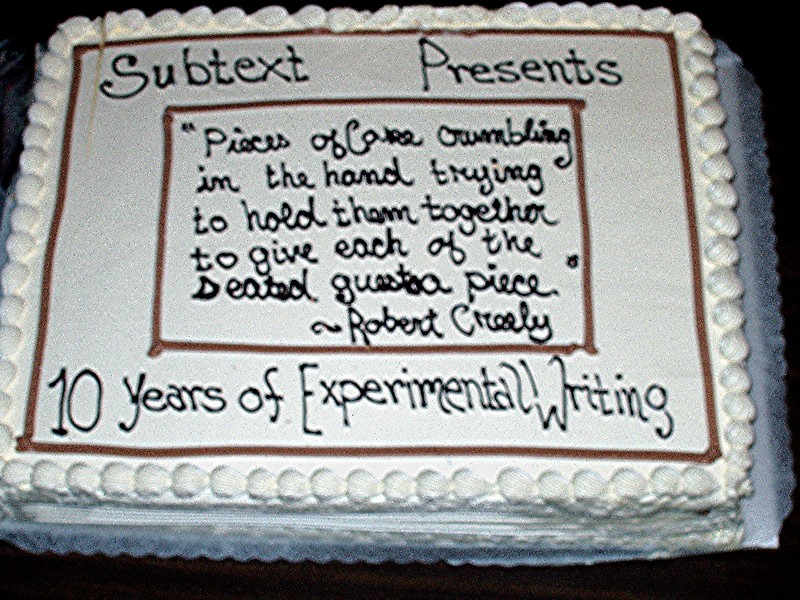 Creeley Cake courtesy Roberta Olson